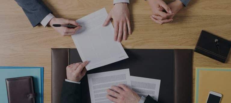 Solicitors Signing Documents