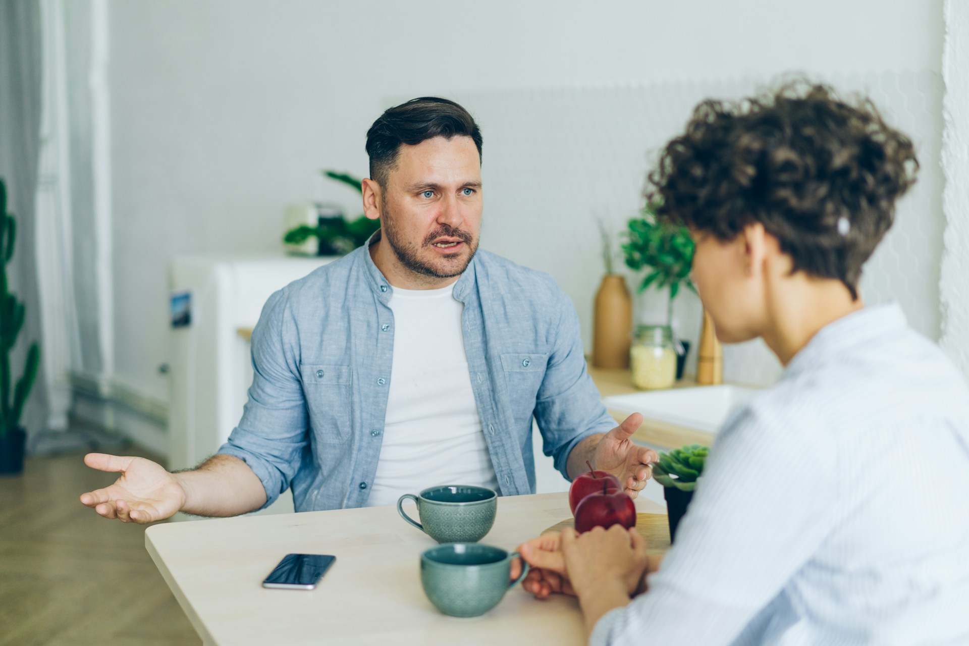 Couple Discussing Divorce & Adultery