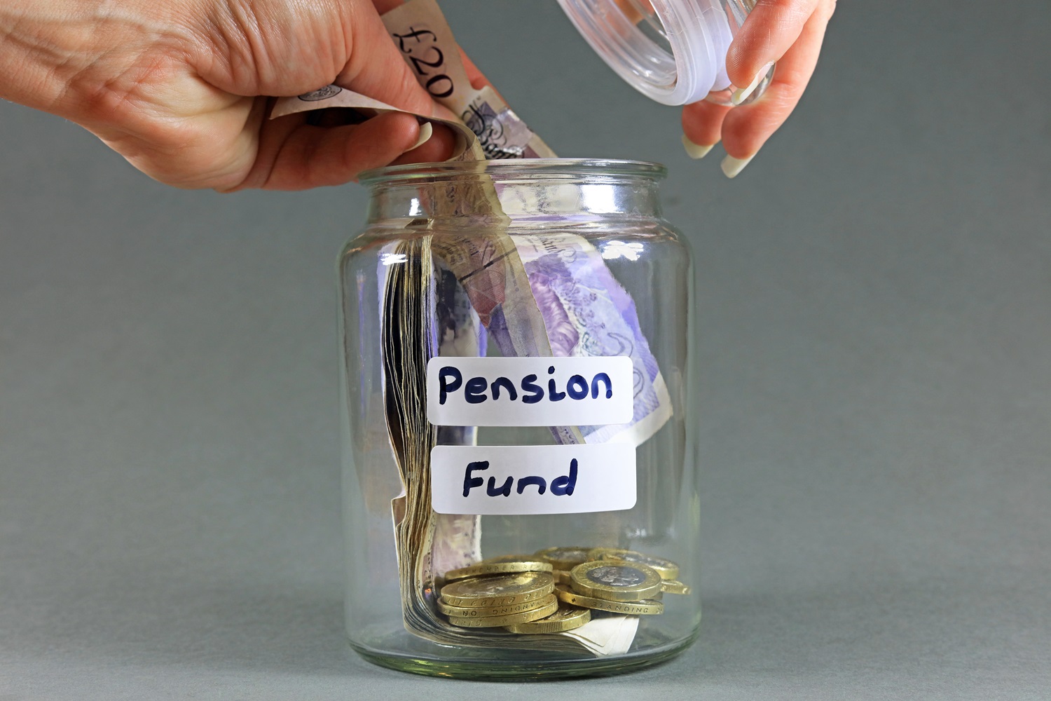 Pension Fund In Jar