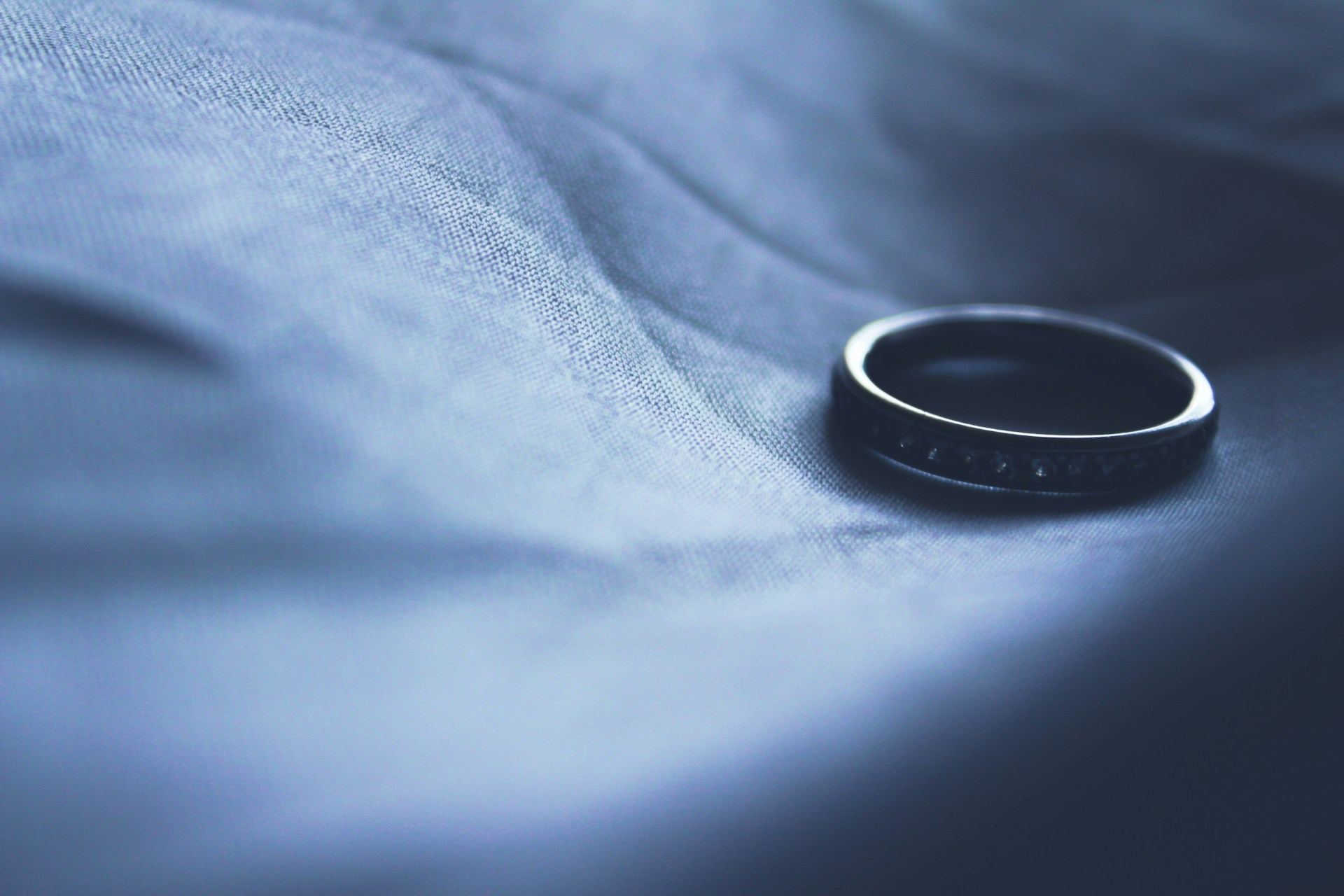 Wedding Ring On Bed
