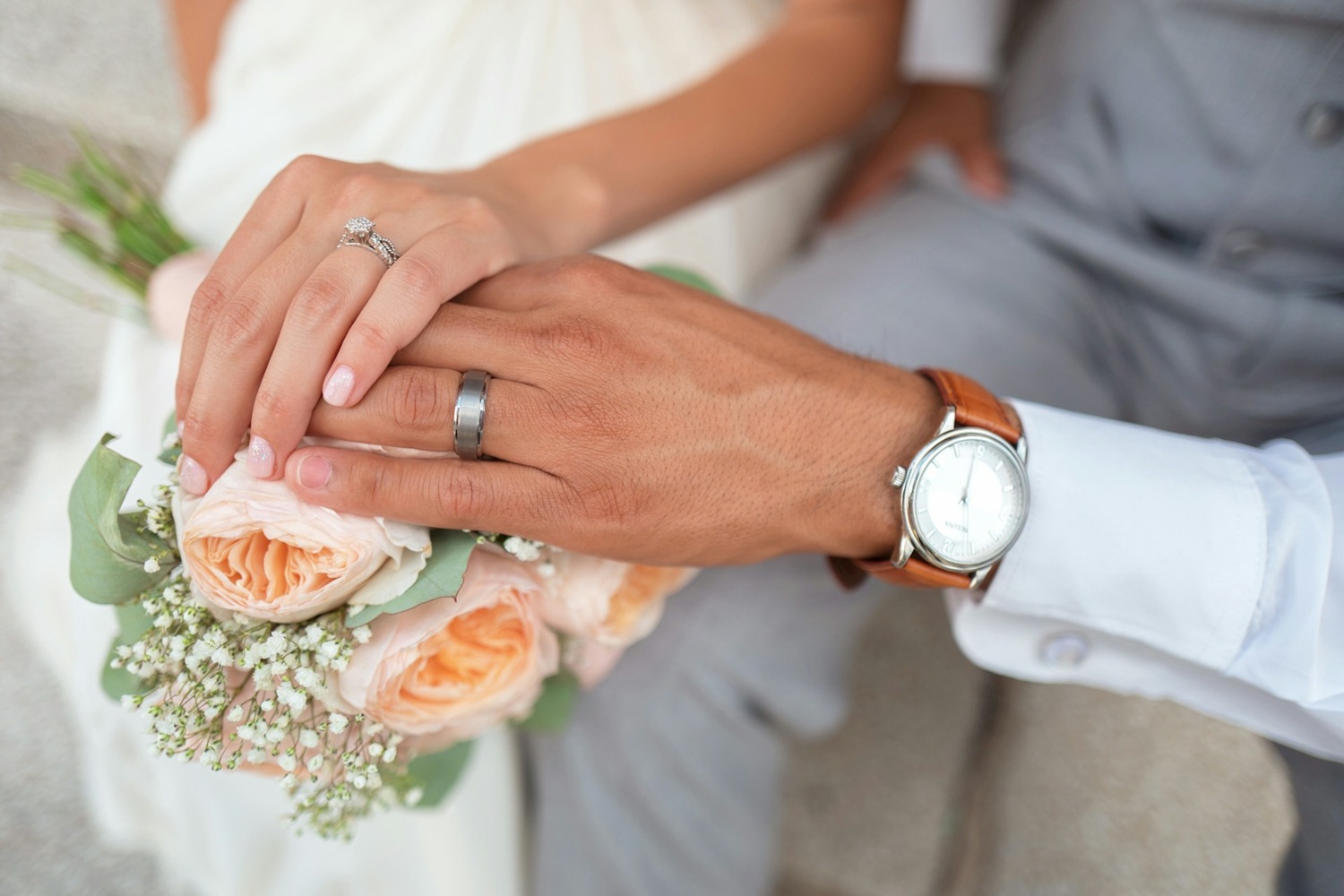 Couple Getting Married - Hands Together