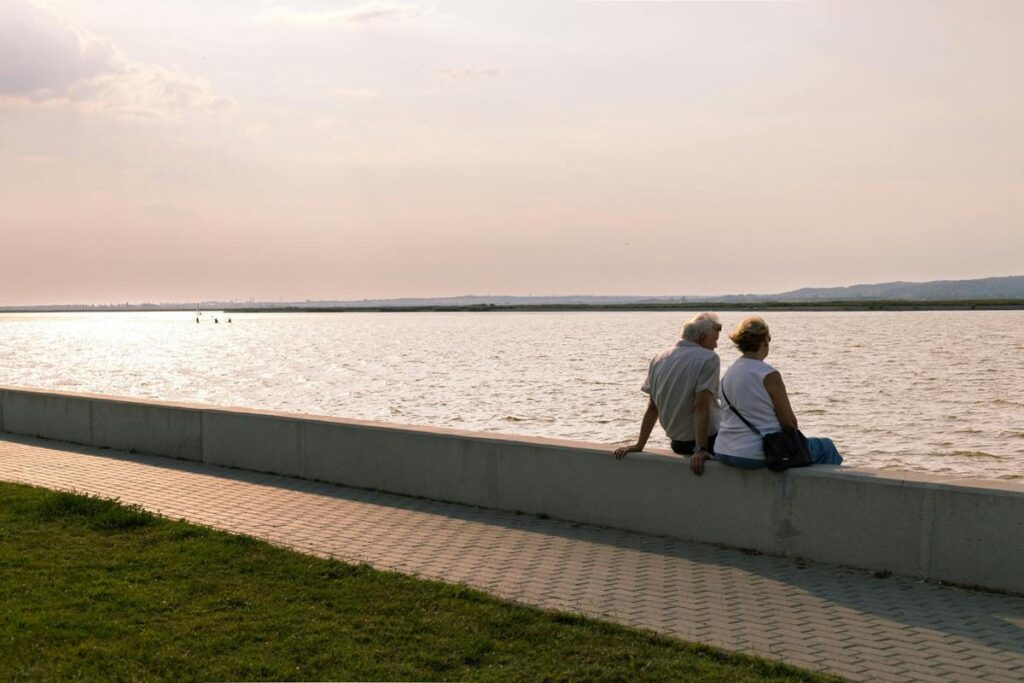 couple discussing pensions