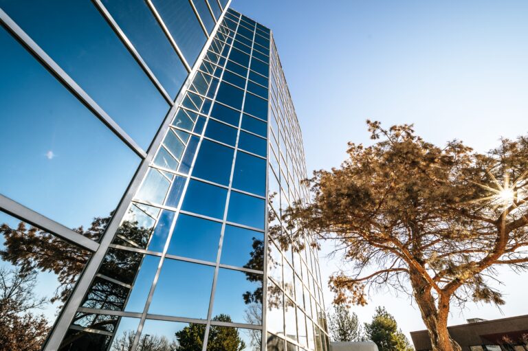 commercial property glass building