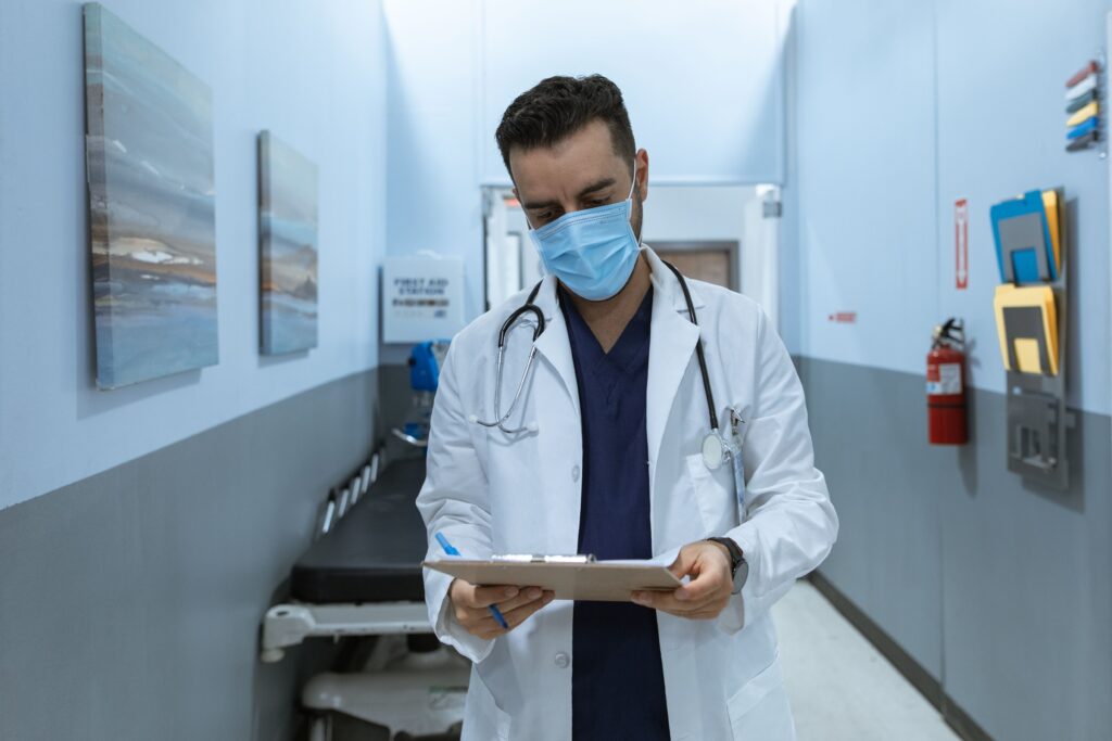 doctor in corridor