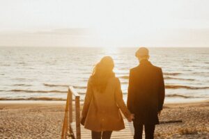 couple at the beach