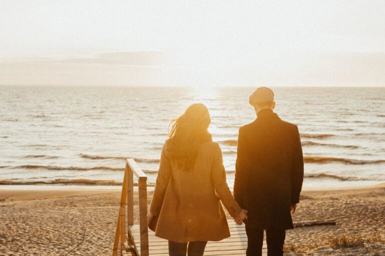 couple at the beach