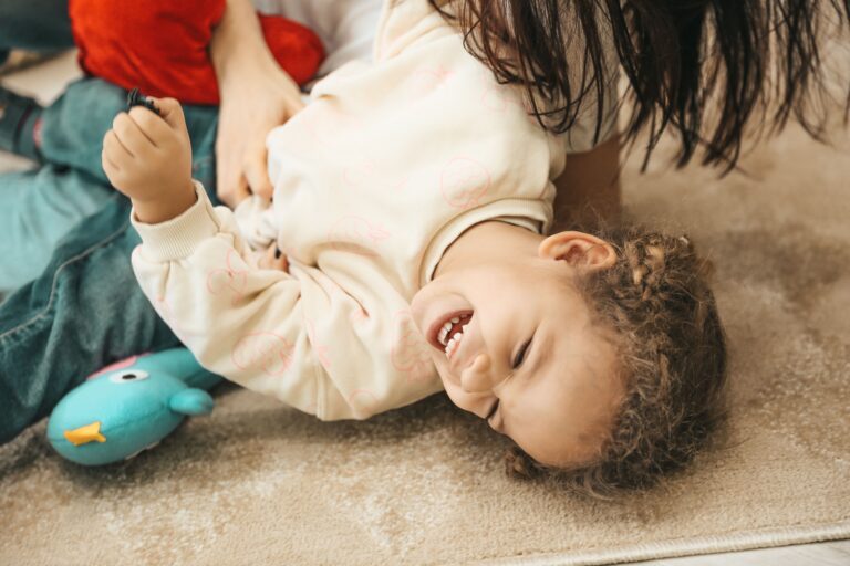 child laughing